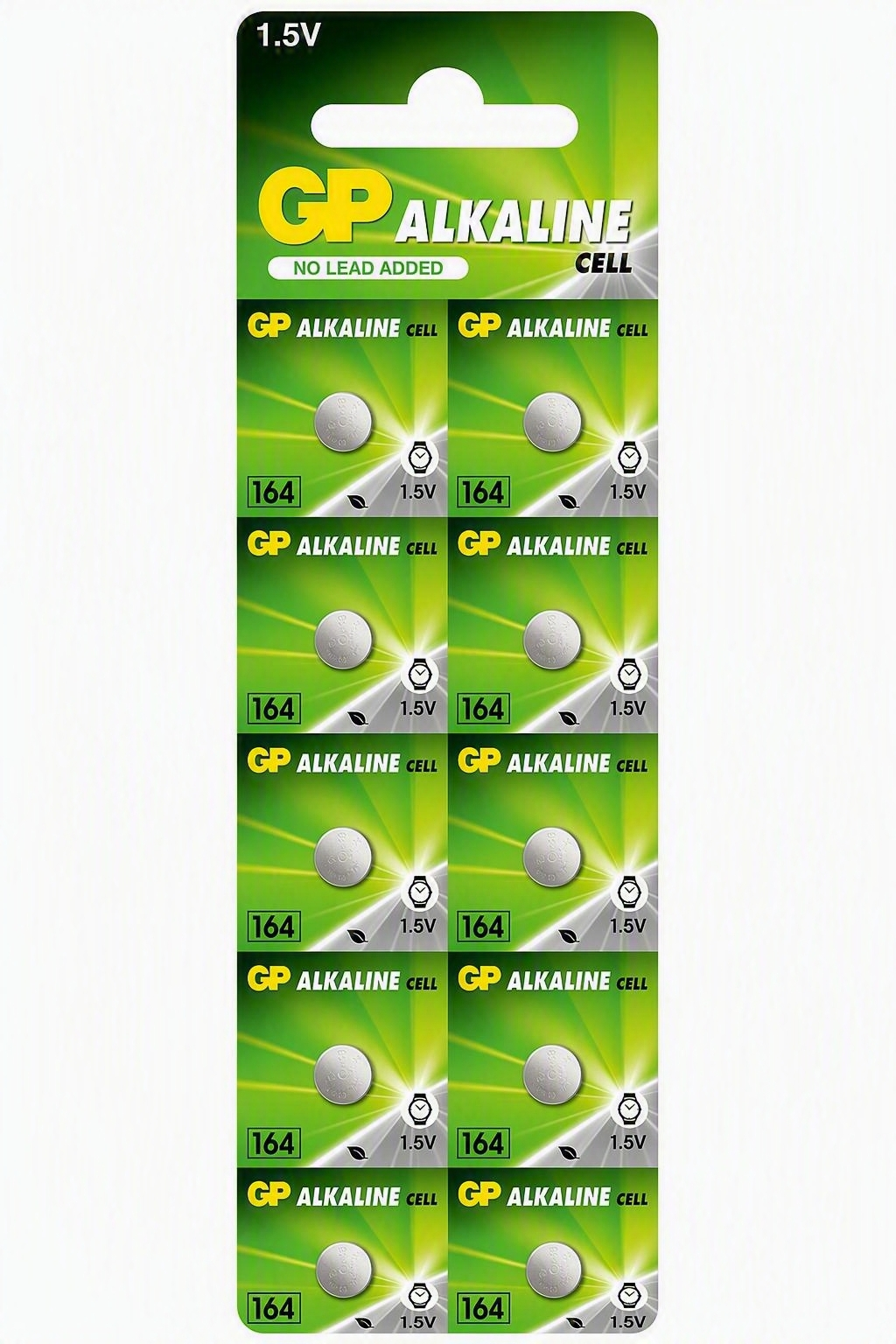 GP 164 Pile bouton alcaline
