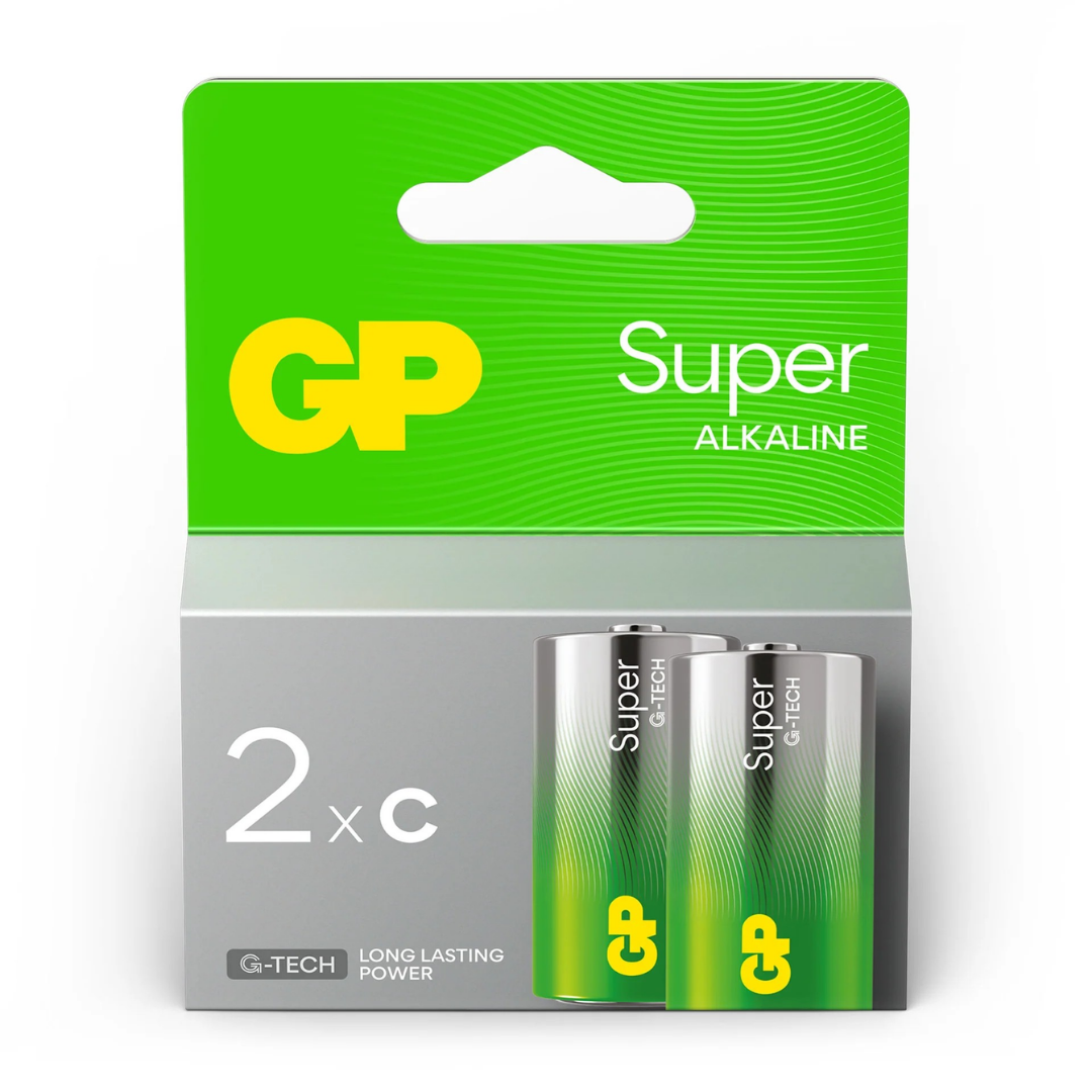 GP Super Alkaline C Batterien