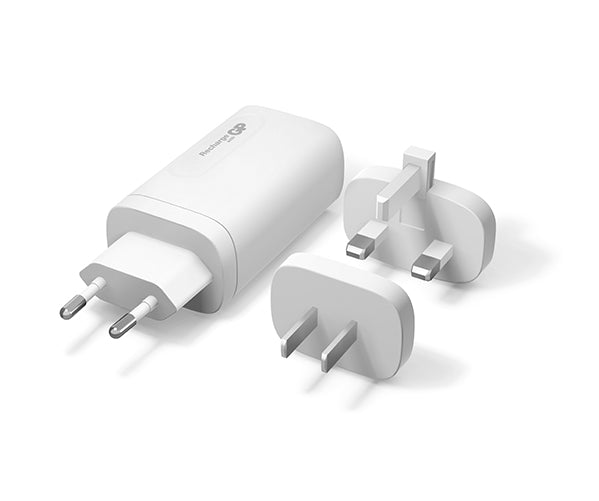 GP 65W GaN Charger 3-ports USB-C & USB-A GM3A