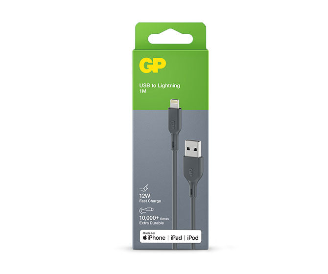 GP 1 Meter USB-A zu Lightning Lade- und Synchronisationskabel CL1N