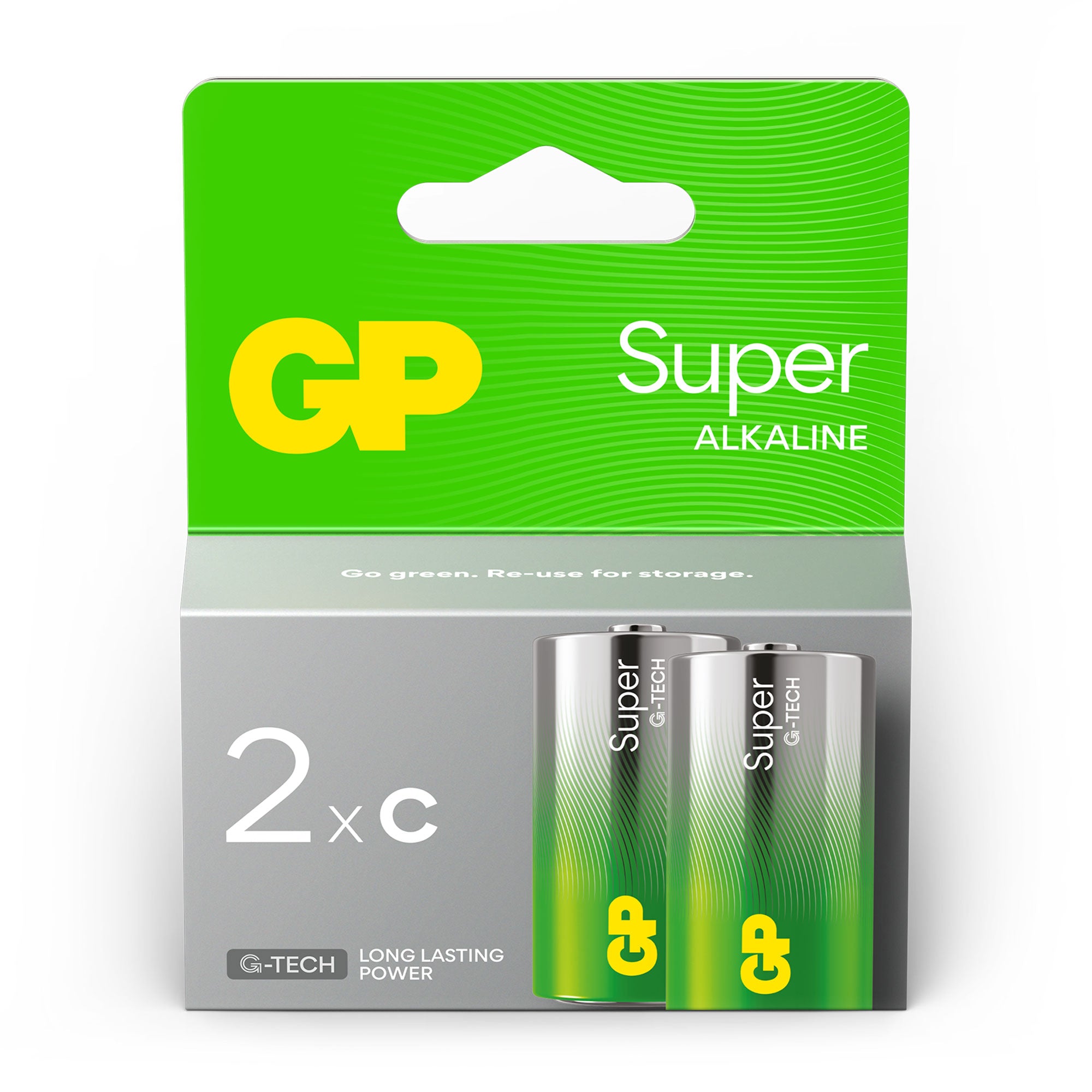 GP Super Alkaline C Size Batteries