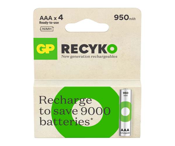 GP RECYKO Piles rechargeables AAA