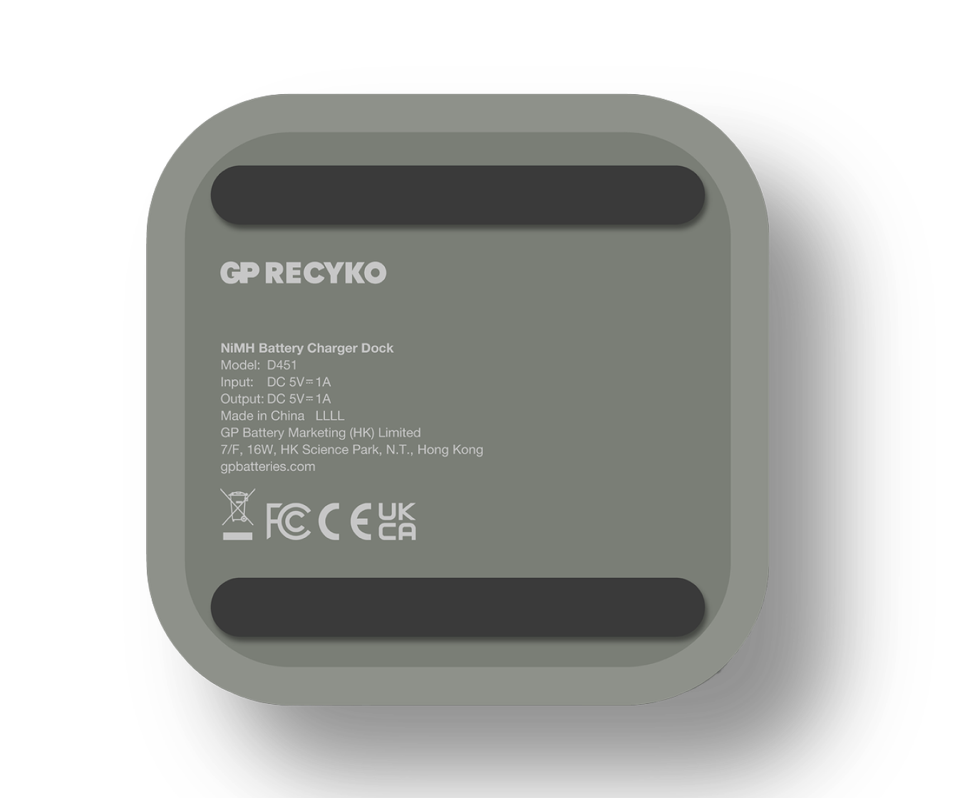 GP RECYKO M452 Batterij Snellader en D451 Laadstation incl. 4 AA oplaadbare batterijen 2600mAh  